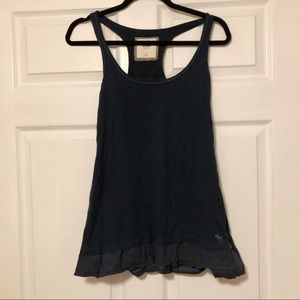 Abercrombie and Fitch Razorback Tank Top Blue Med